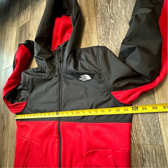 🖤 Men The north face lightweight (but warm) jacket with hoodie Size L - Picture 6 of 10
